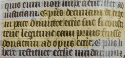 "Episcopus decimam de Erge", Cartulaire 56 de la BnF-Richelieu