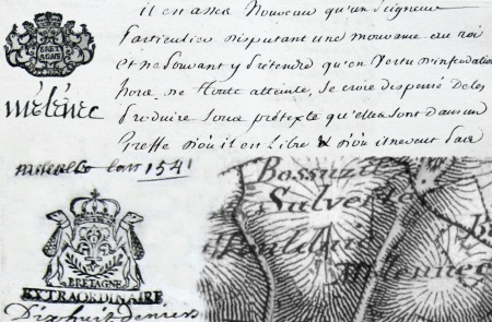 Mouvance de Mélennec de Thomas de Kermorial à Hervé Lizien, 1541-1786