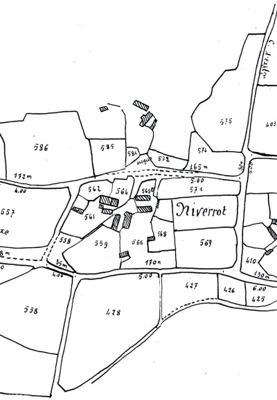Le hameau de Niverrot en 1914