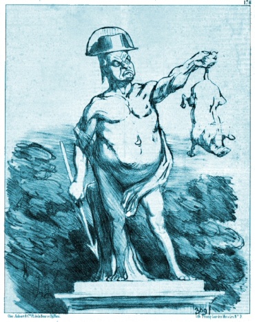 « Projet d'une statue à élever à Odilon Nimrod », Honoré Daumier