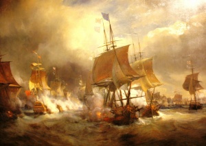 Combat d'Ouessant, 1778, Theodore Gudin