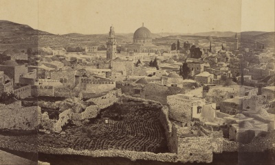 Panorama de Jérusalem en 1850-60, Othon Von Oistheim